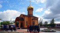 Великое освящение  храма  св. равноапостольного  князя Владимира в г. Карасуке (видео)