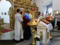 Архиерейское служение  в Кафедральном соборе г. Карасука в день празднования Сретения Господня (видео)