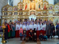 Епископ Филипп и епископ  Лука совершили Божественную литургию в Троицком соборе Ордынска (видео)