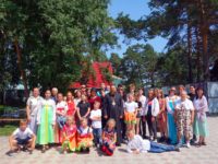 Открытие  Православного детского лагеря во имя Архистратига Михаила