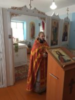 Последняя литургия в 2022 г. в с. Михайловке Карасукского района