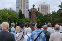 Памятник Николаю Чудотворцу открыли в Новосибирске